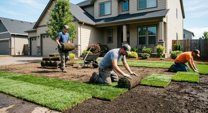 Lawn Sodding in Rockwall, TX