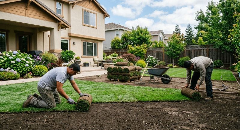 Bentgrass Sod Installation in Ventura County, CA