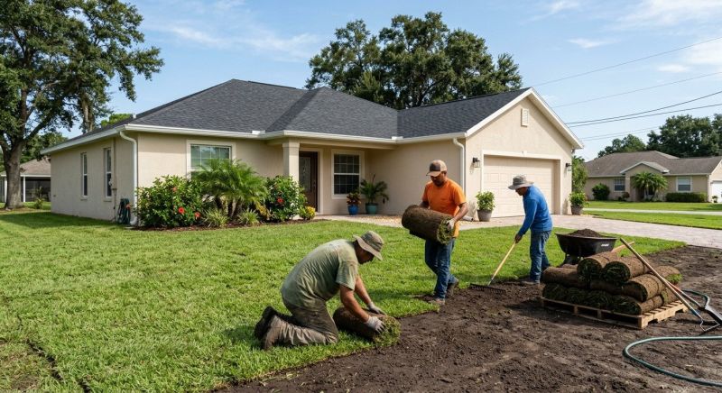 Bermuda Grass Installation in Rockwall, TX