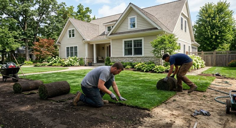 Bermuda Grass Installation in Aiken, SC