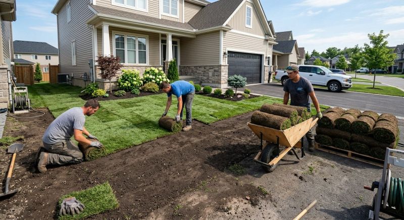 Centipede Sod Installation in Rockwall, TX