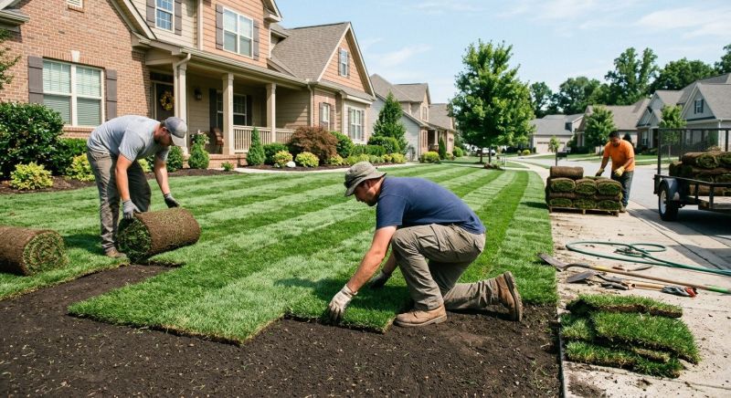 Fescue Sod Installation in Rockwall, TX