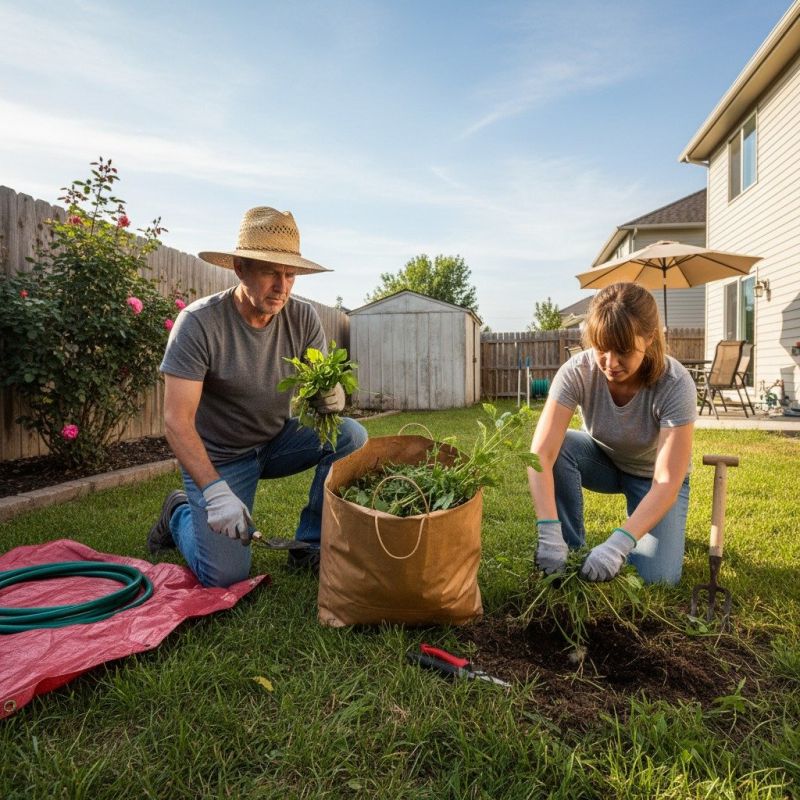 Rock Bed Weeding in Rockwall, TX