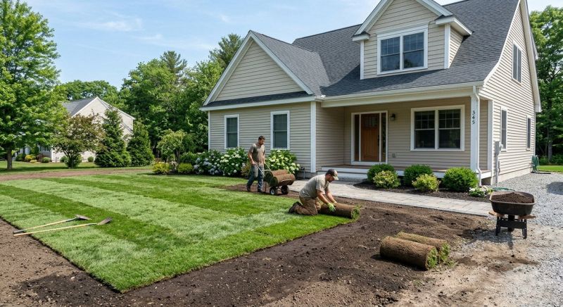 Yard Sod Installation in Rockwall, TX